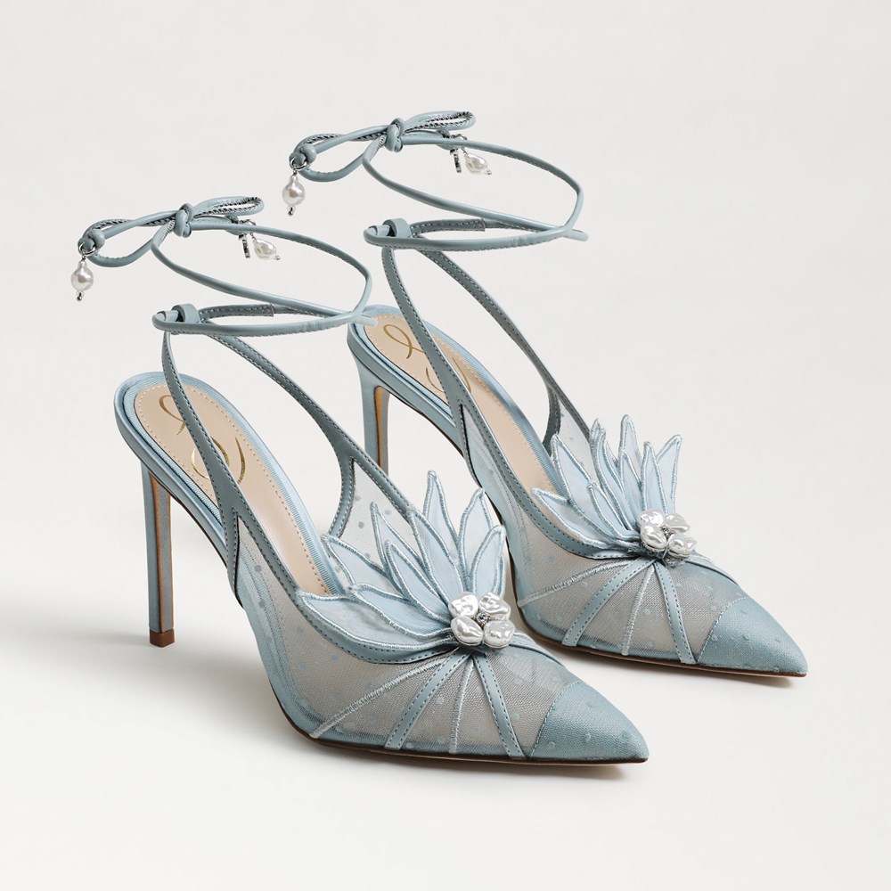 Sam edelman light blue heels discount