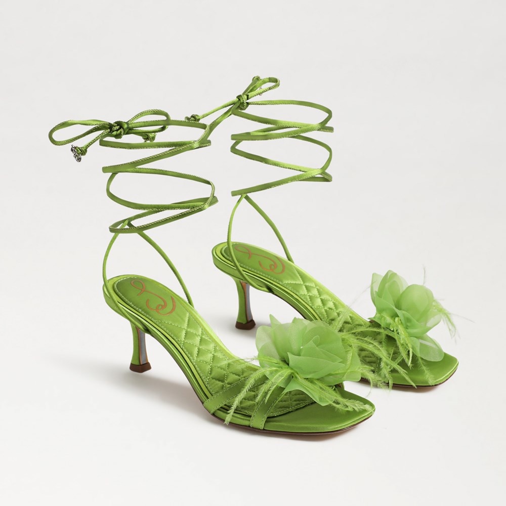Pammie Lace Up Kitten Heel Sam Edelman ReLove