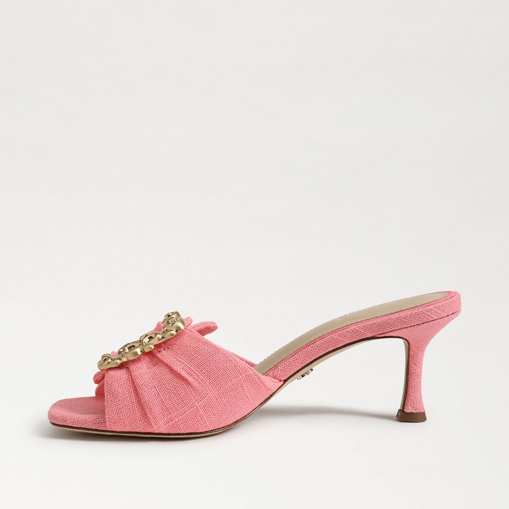 Sam edelman hot pink mules discount