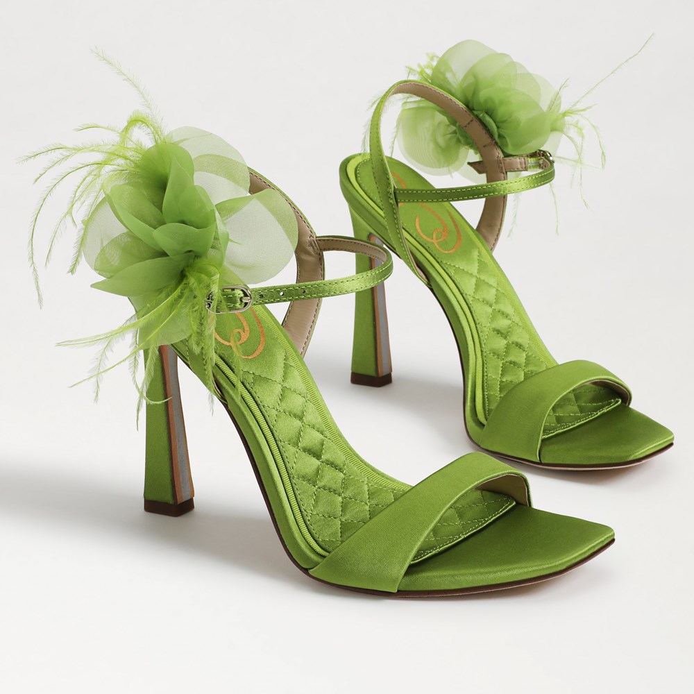 Leana Flower Strap Dress Sandal - Detail