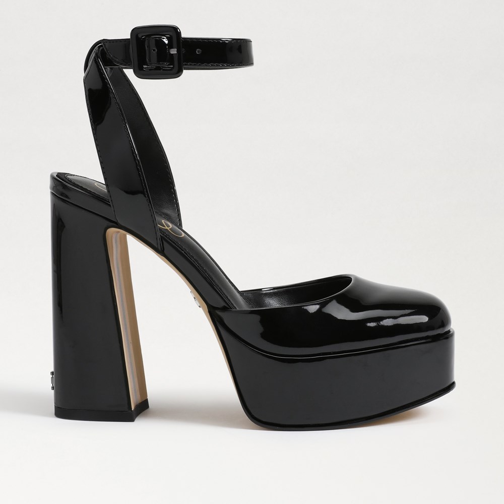 Black Matte Pu Strappy Platform High Heels | PrettyLittleThing-hkpdtq2012.edu.vn