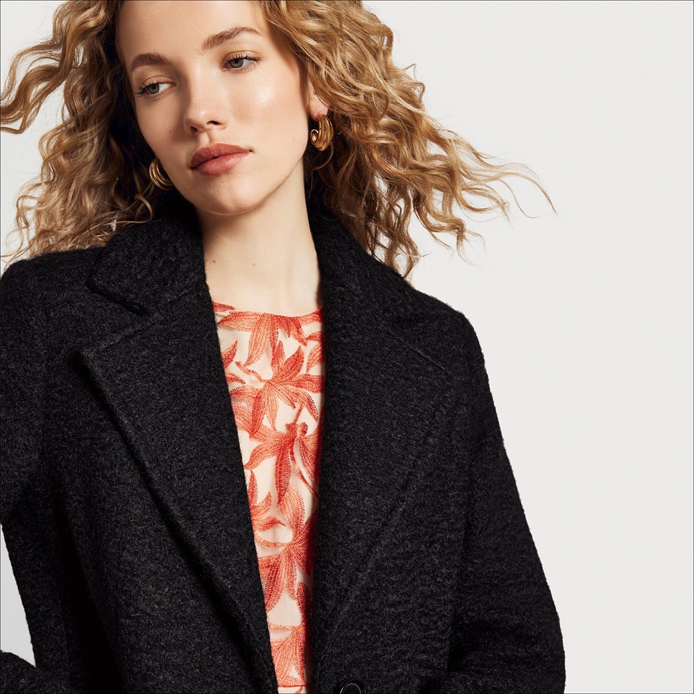 Single Breasted Teddy Coat