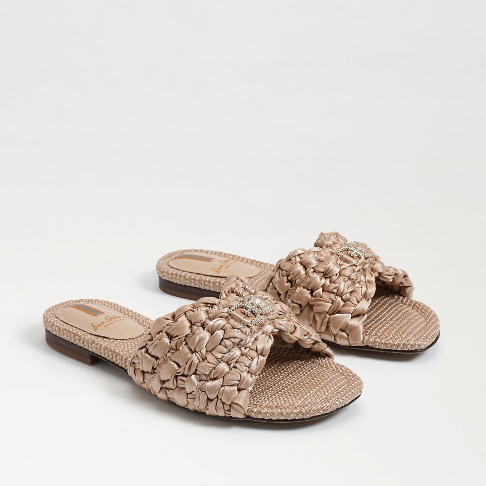 Sam Edelman Bridget Knotted Ribbon Slide Sandals