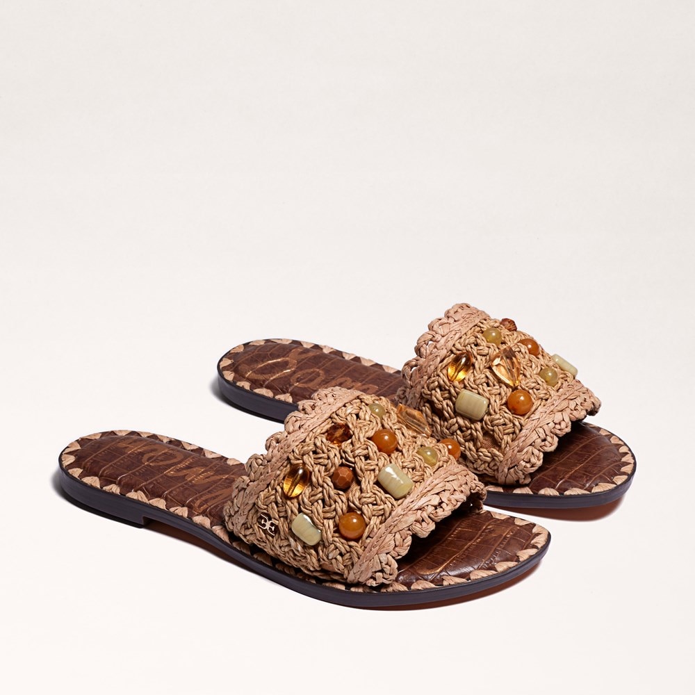 Sam edelman beaded slide sandals online
