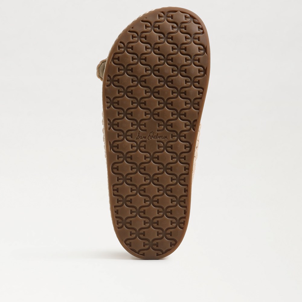 【Sam Edelman】◆Reid Buckle Slide Footbed Sandal◆LINEN◆ Sam Edelman Reid Buckle Slide Footbed Sandal | Women's Sandals