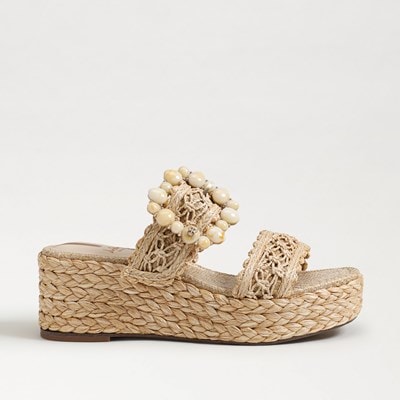 C. Wonder Women's Quince Raffia Espadrille Wedge Sandals 