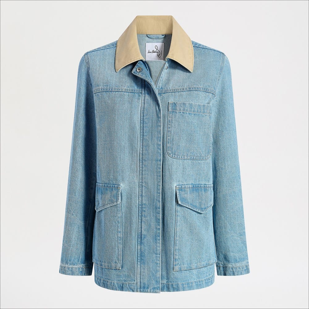 ロンハーマン DENIM Washed Denim Jacket 　M Sam Edelman Washed Denim Jacket | Women's Outerwear