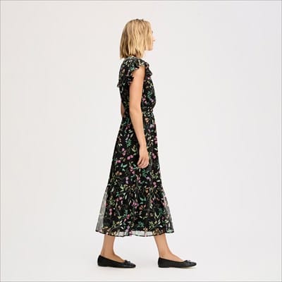 sam edelman boho paisley long sleeve maxi dress Sandswept Paisley Maxi Dress Natural/Brown / L