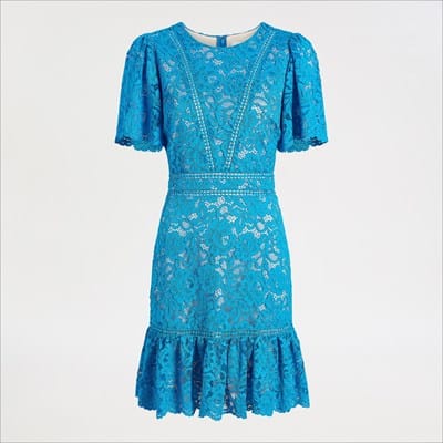 Sam Edelman Embroidered Strapless Mini Dress