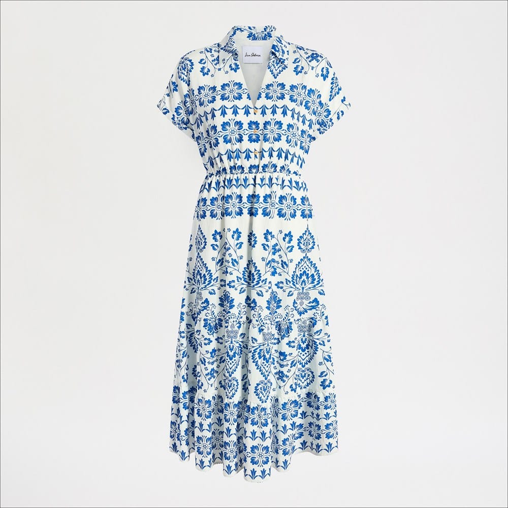 knee length dresses for ladies Tribal Print Dress