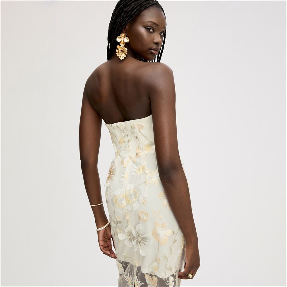 Sam Edelman 3D Flower Strapless Mini Dress | Women's Dresses and Jumpsuits Sam Edelman 3D Flower Strapless Mini Dress | Women's Dresses and Jumpsuits