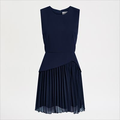 Sam Edelman Strapless Belt Eyelet Midi Dress