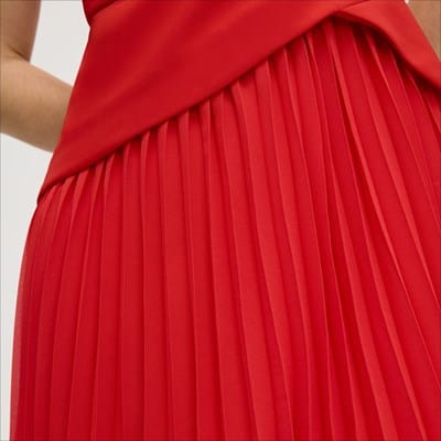 Sam Edelman Strapless Pleated Maxi Dress | Women's Dresses and Jumpsuits
