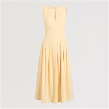 sleeveless pleated midi dress sam edelman Sam Edelman Sleeveless Pleated Midi Dress