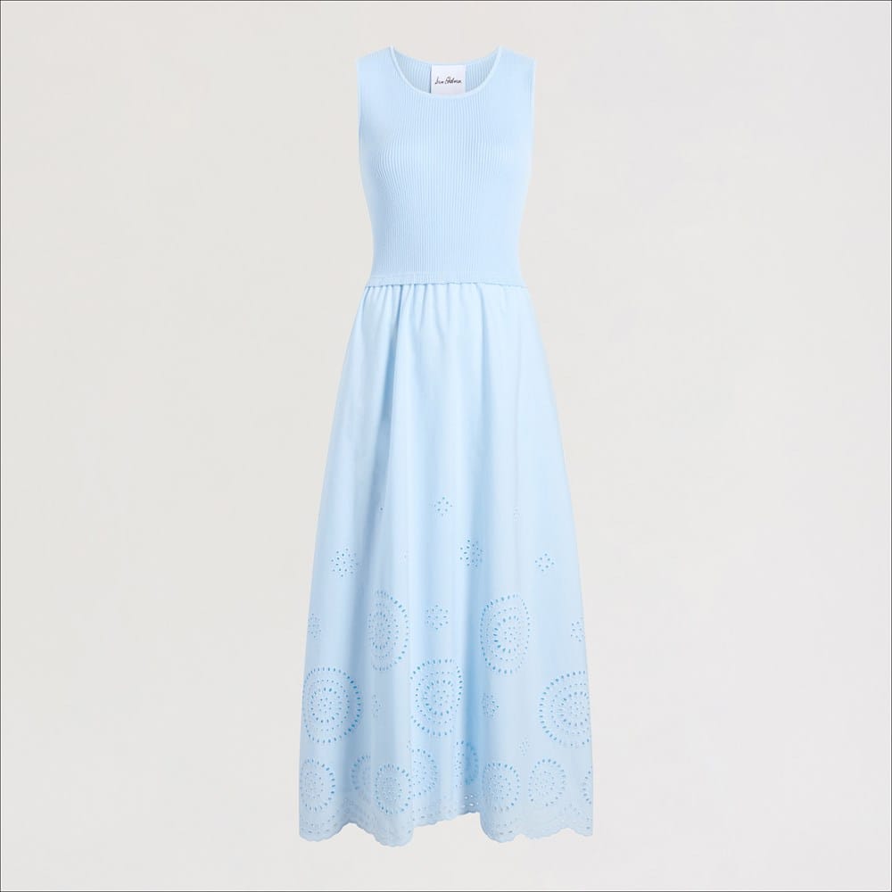 black knit dress with flowers Symphony of Blossom Knit Dress Black / L / In-stock main image 0