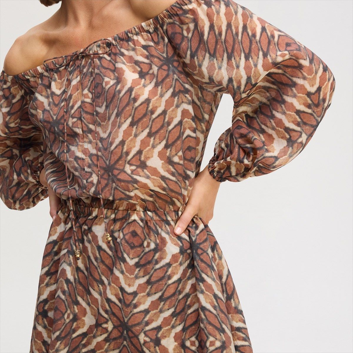 sam edelman savana long-sleeve tie mini dress Sam Edelman Sportswear Women's Emely V-Neck Cutout Waist Dress at Amazon Women's Clothing store