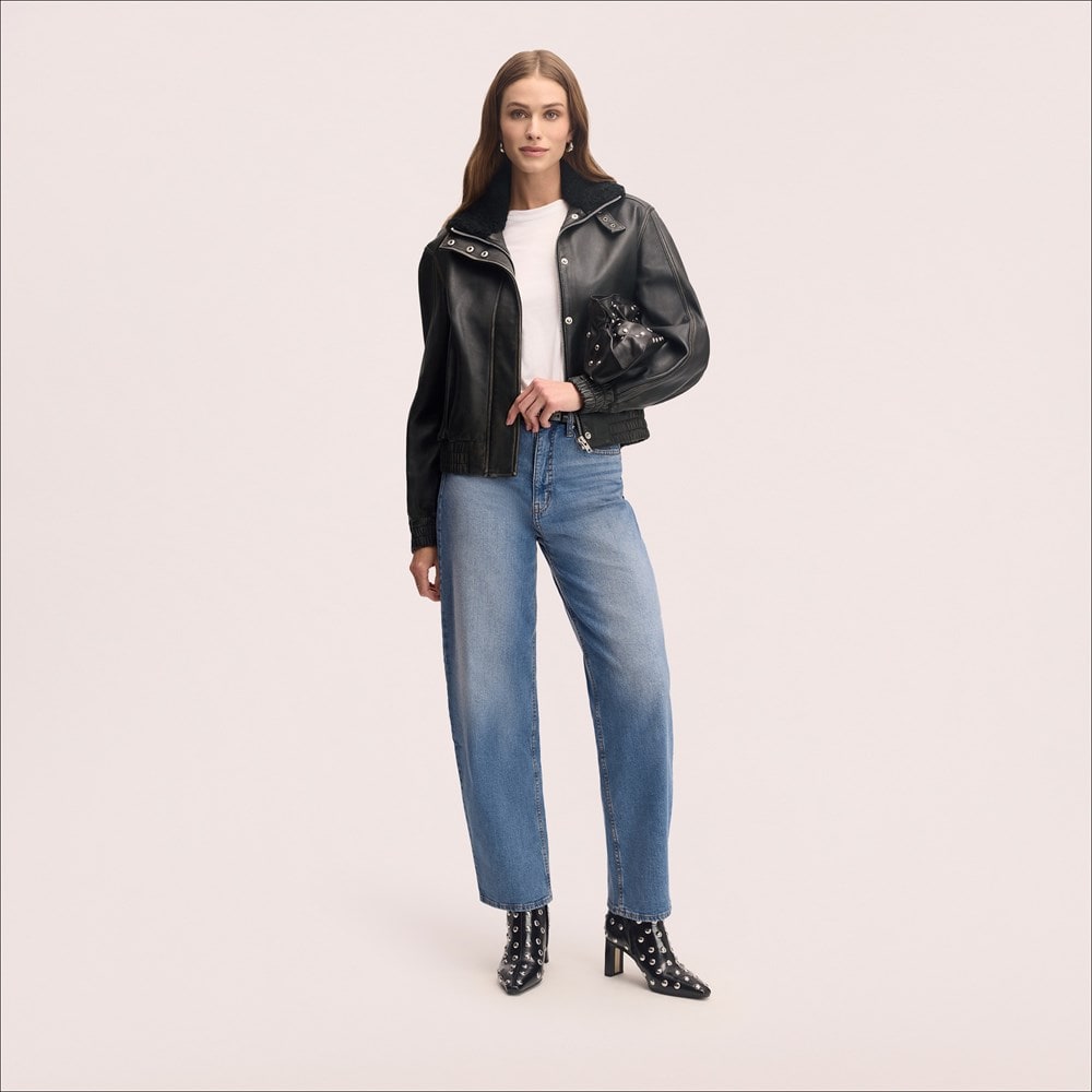 louren ローレン/stand collar short jacket louren ローレン/stand collar short jacket louren ローレン