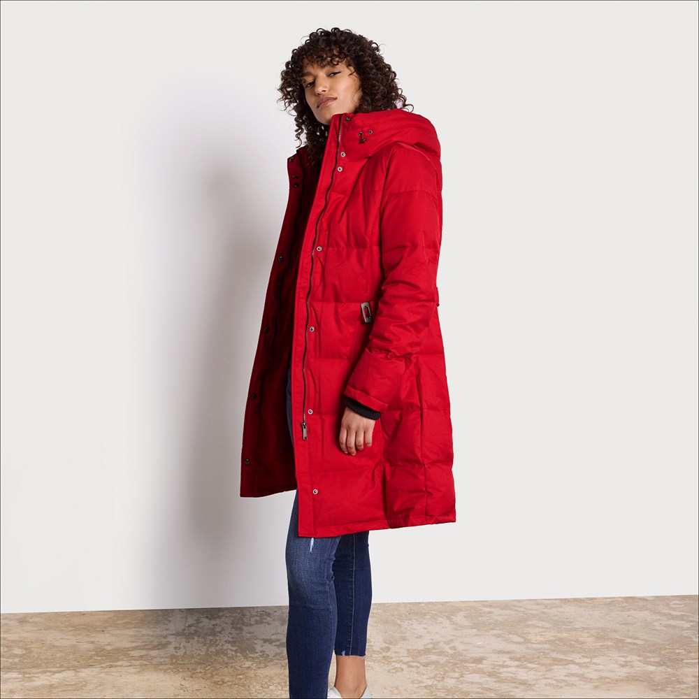 Pillow collar belted on sale puffer coat sam edelman