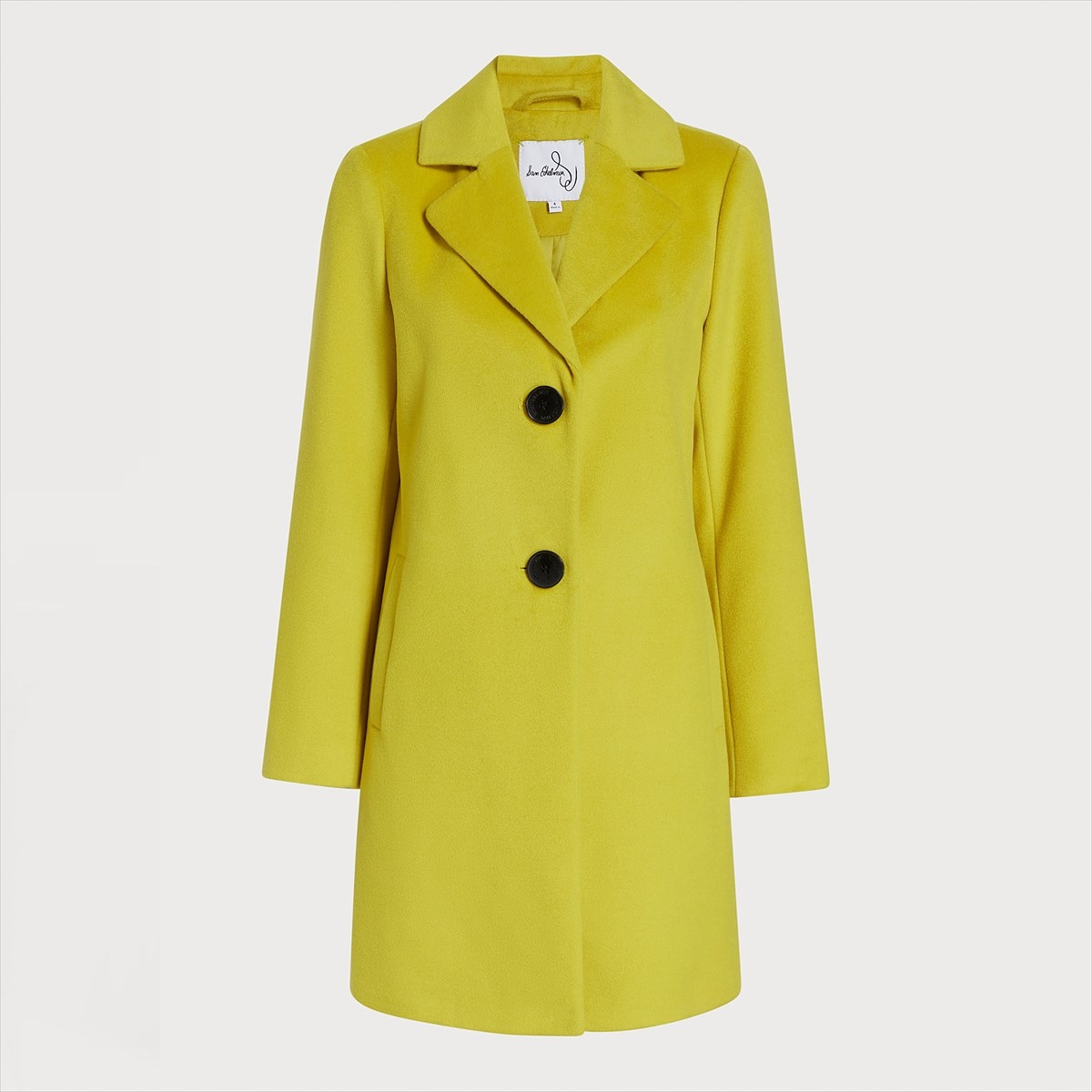 Ladies deals yellow coat