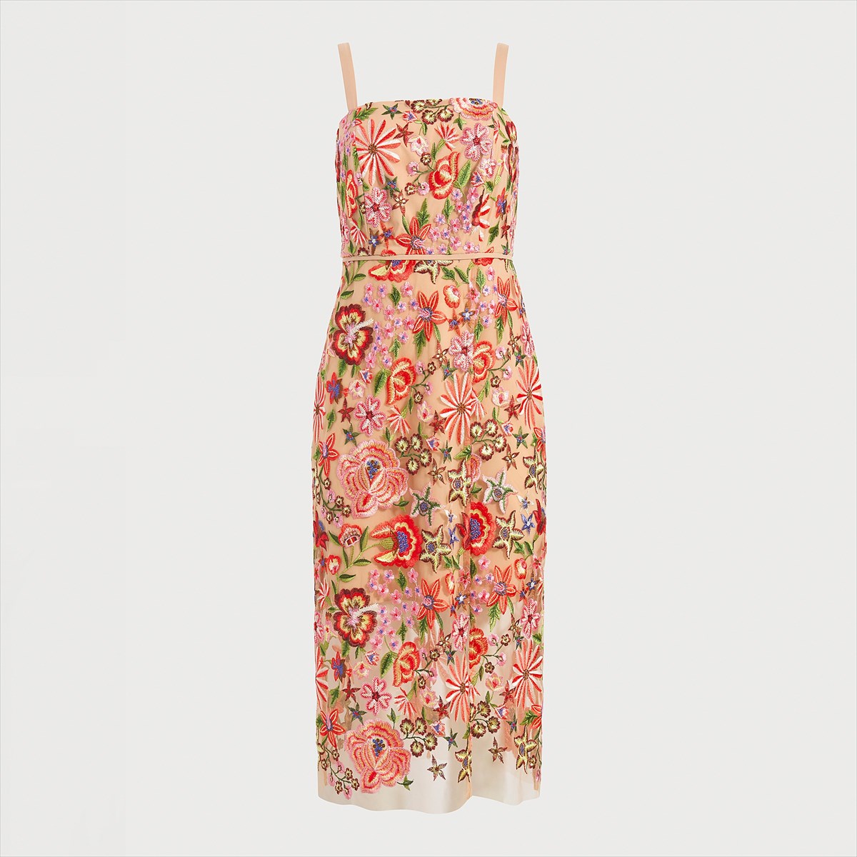 Sam Edelman Floral Embroidered Midi Dress | Women's Dresses and Jumpsuits