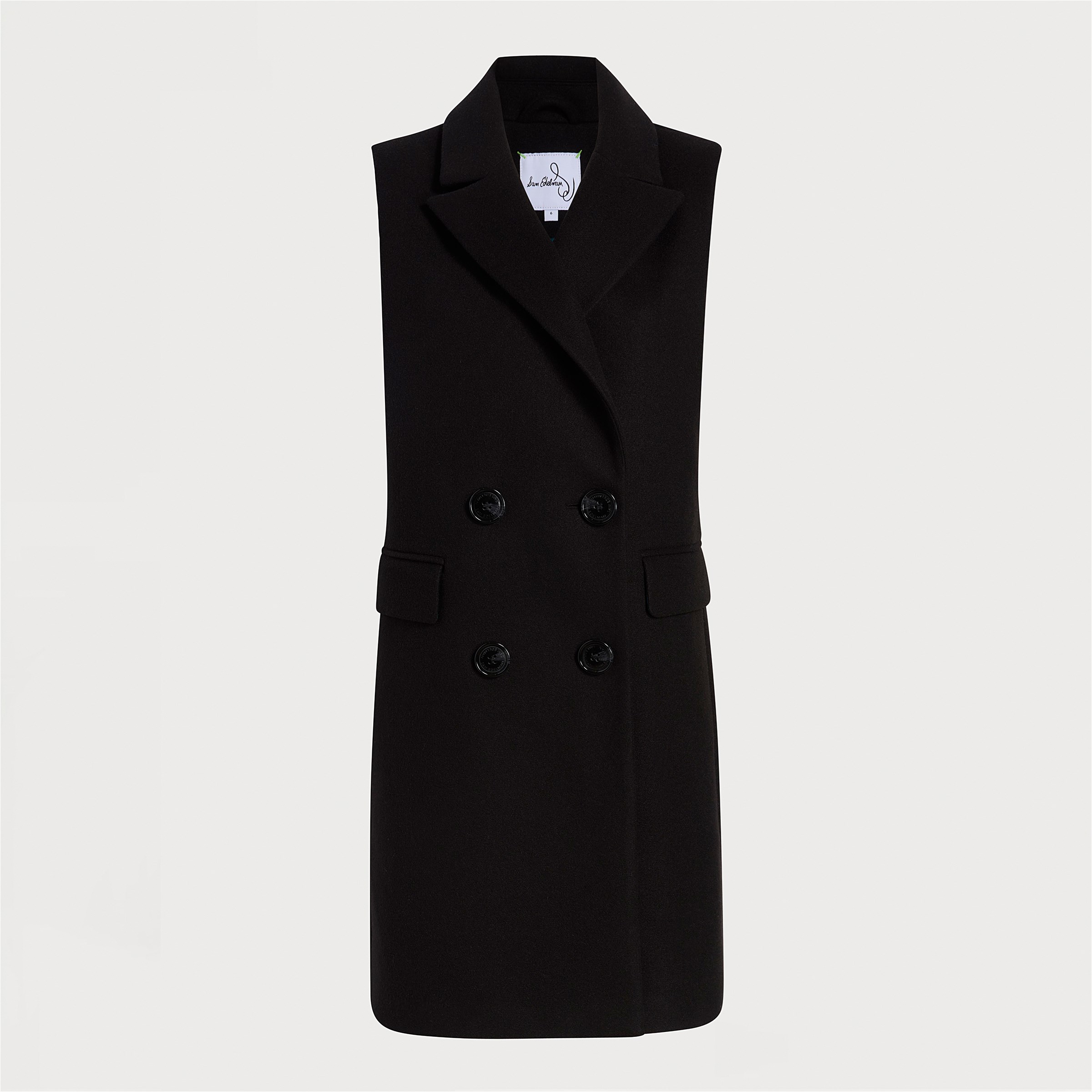 Sam Edelman Faux Wool Vest Women s Coats and Jackets