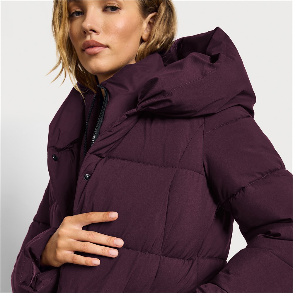 Sam Edelman Long Puffer With Inner Bib Women s Coats and Jackets