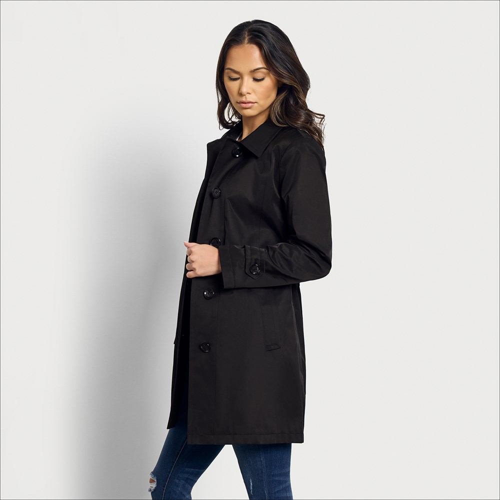 Trench coat single breasted on sale womens