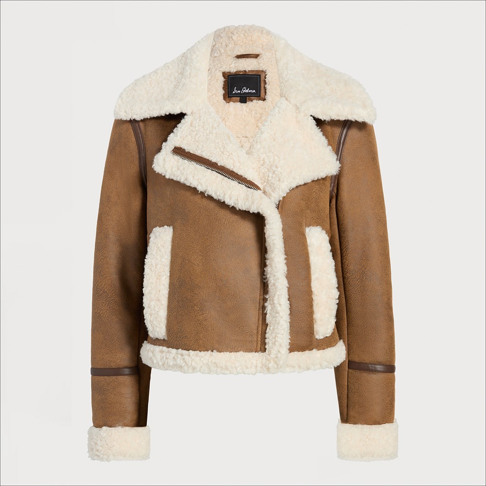 Dion Faux Fur Shearling Moto Jacket – Generation Love