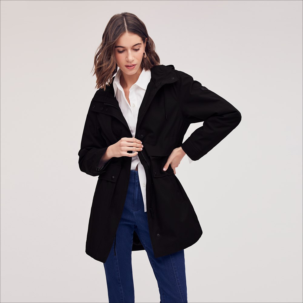 Sam Edelman Hooded Anorak Jacket Women's Outerwear